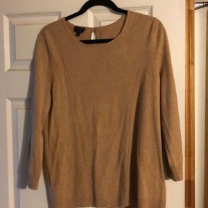 Talbots camel colored cashmere sweater, size XL